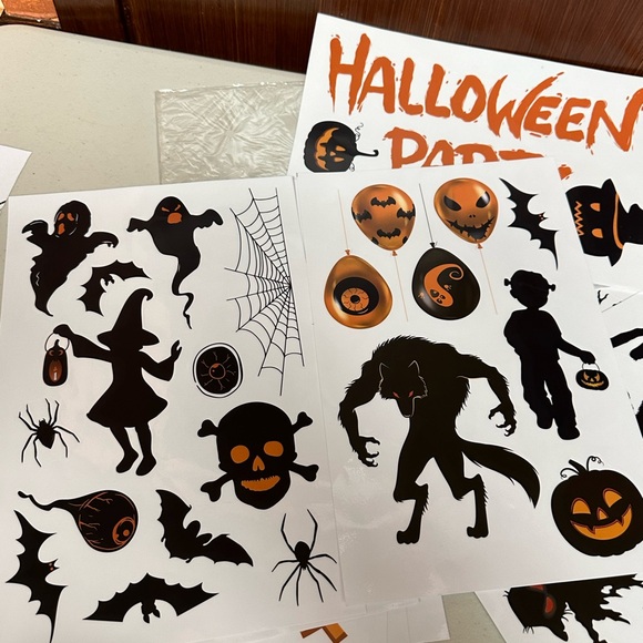 Halloween decorative stickers Window Cling - Picture 3 of 9